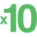 10 apmācības